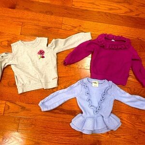 Toddler girl 2T fancy sweater bundle gap, Gymboree and Hudson